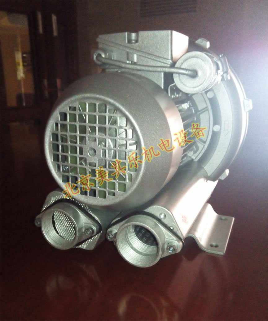 220v/370w高压鼓风机进出风口图片