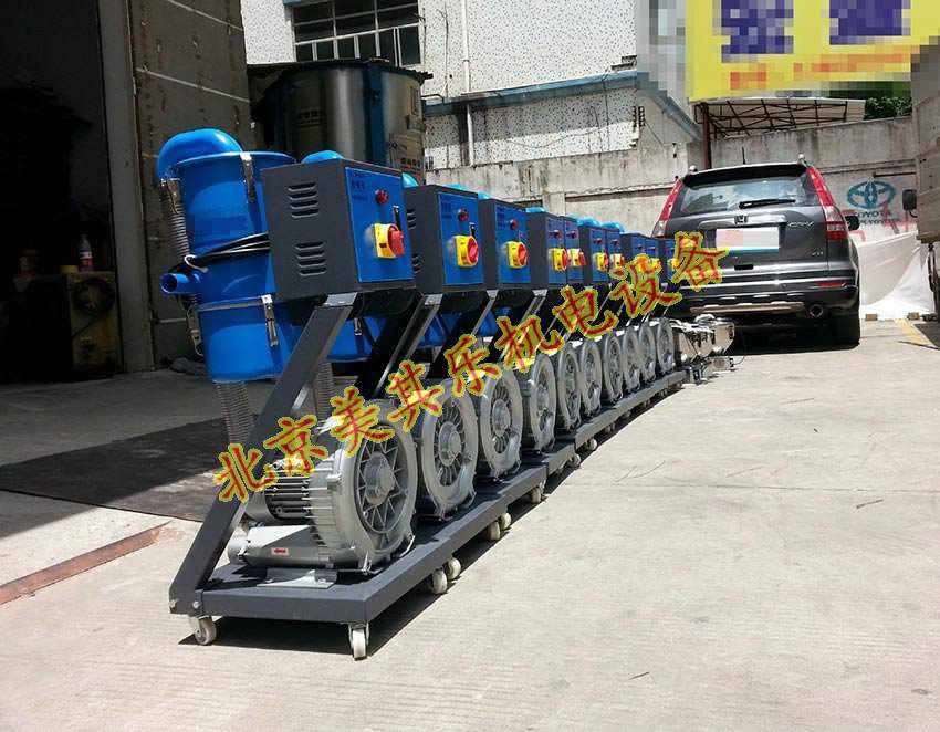 江苏客户使用2.2kw高压风机配套上料机