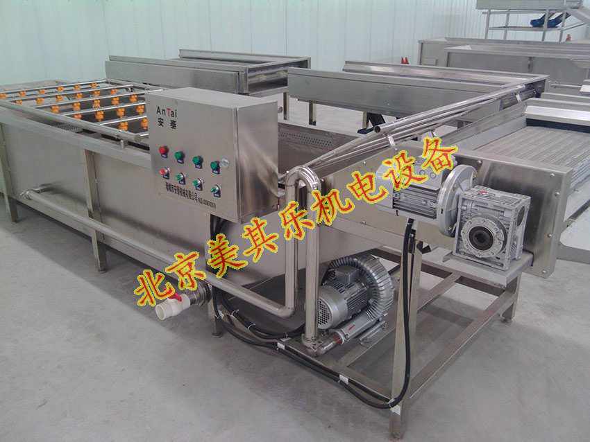 2GH510/1.6kw高压鼓风机用于蔬菜清洗机配套现场图