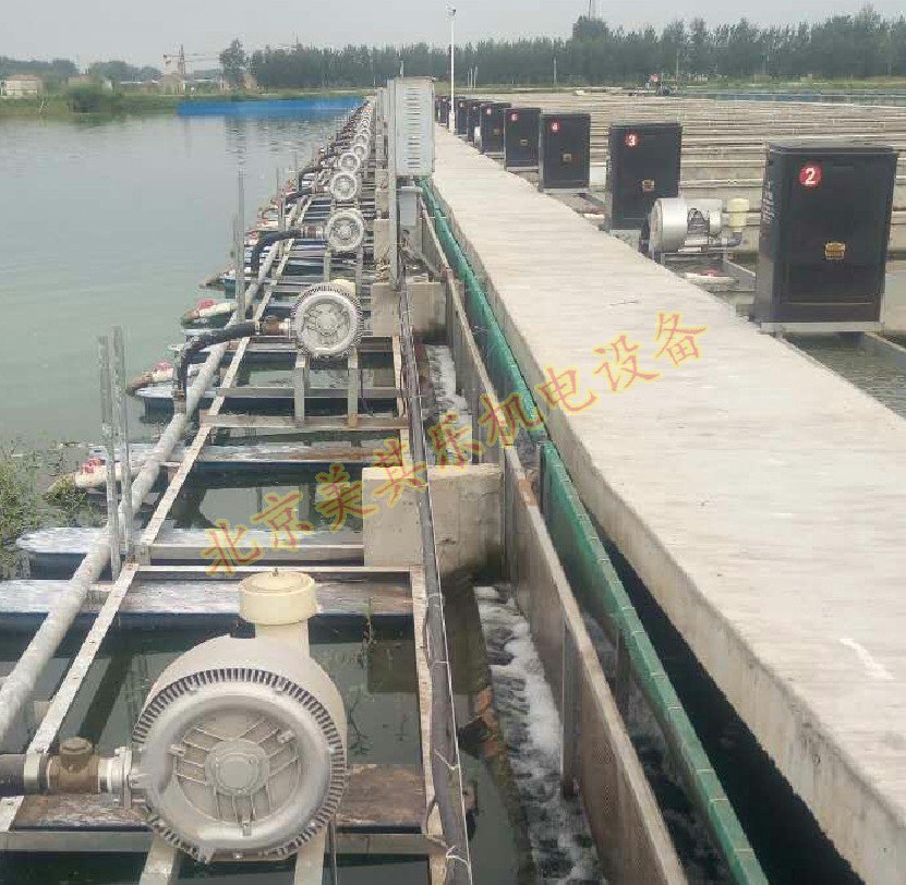 大规模池塘增氧风机配套案例