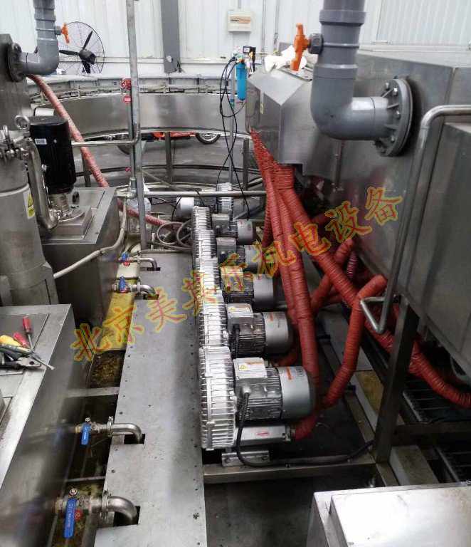 北京某科技公司使用3kw高压风机现场